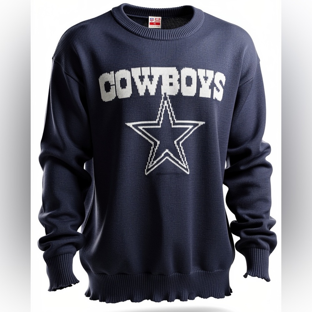 Dallas Cowboys Navy Blue Sweater